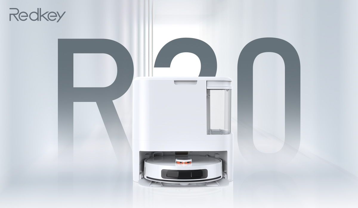 ... The new Redkey R20 vacuum robot will be launched soon, base station equipped with a 10.1-inch screen